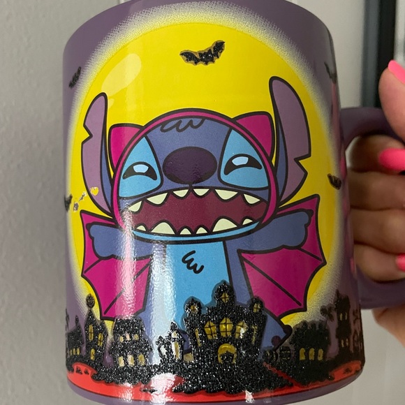 NEW Disney Lilo and Stitch Vampire Halloween Coffee Mug - Picture 2 of 6